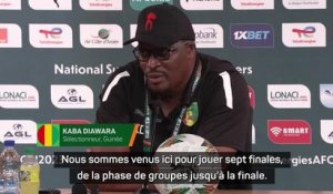 Guinée - Diawara : "Nous sommes venus ici pour jouer sept finales"