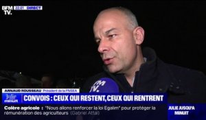 Mobilisation des agriculteurs: "Ce mouvement ne s'arrête pas, il est juste transformé", affirme le président de la FNSEA, Arnaud Rousseau