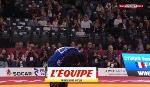 La médaille de bronze de Sarah-Léonie Cysique en -57kg (F) - Judo - Paris Grand Slam