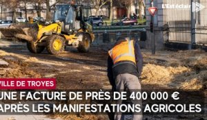 Les agriculteurs aubois laissent une facture à près de 400 000 € à la Ville de Troyes