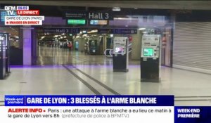 Gare de Lyon: trois blessés après l'attaque à l'arme blanche selon un bilan provisoire