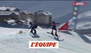 Trespeuch, battue sur le fil par Bankes à Gudauri - Snowboardcross - CM (F)