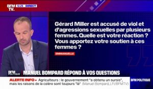 Gérard Miller accusé de viol: Manuel Bompard "a d'abord une pensée pour les victimes présumées"