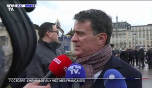 "Nous ne pouvons pas les oublier": Manuel Valls s'exprime après l'hommage aux victimes françaises du 7-Octobre