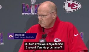 Super Bowl LVIII - Reid : “Je ne pense pas à ma retraite”