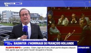 "C'était un juste": l'hommage de François Hollande à Robert Badinter