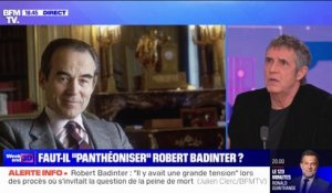 Mort de Robert Badinter: "Il aurait tout à fait sa place" au Panthéon, affirme Julien Clerc