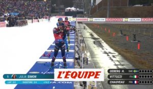 Le résumé de la poursuite en vidéo  - Biathlon - Mondiaux (F)