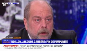 Violences sexistes dans le cinéma: "C'est formidable que la parole se libère, mais le procès doit se faire à l'audience", affirme Éric Dupond-Moretti