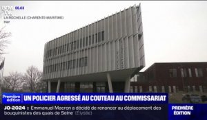 À La Rochelle, un policier agressé au couteau dans le hall du commissariat