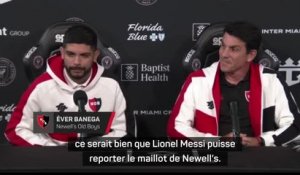 Newell's - Banega : "Ce serait bien que Messi puisse reporter ce maillot"