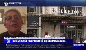 Grève à la SNCF: "Il y a une disproportion considérable entre la gêne qui va toucher un million de personnes et une revendication qui reste purement catégorielle", pour Bruno Gazeau (président de la FNAUT)