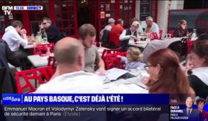 Avec 24°C attendus à Saint-Jean-de-Luz, les terrasses des restaurants sont prises d'assaut