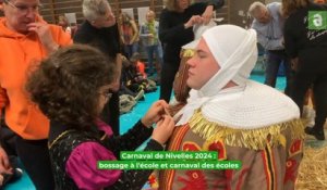 Carnaval de Nivelles 2024 : bossage à l'école et carnaval des écoles