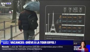 La Tour Eiffel fermée à cause d'une grève des employés du monument