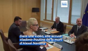 La veuve d'Alexeï Navalny accuse Vladimir Poutine de la mort de l'opposant