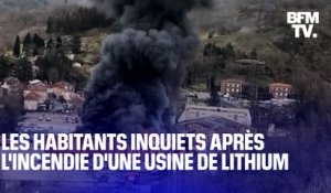 Aveyron: 900 tonnes de batteries au lithium ont brûlé ce samedi dans un entrepôt