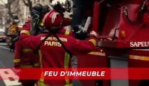 Regardez les images spectaculaires filmées par les pompiers de Paris lors d'une intervention pour un violent feu d'appartements dans le 12e arrondissement - VIDEO