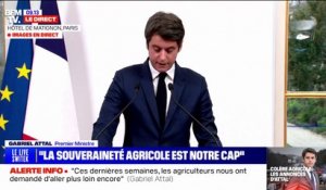 "Nous ne mentirons pas, nous ne trahirons pas": Gabriel Attal revient sur ses engagements auprès des agriculteurs