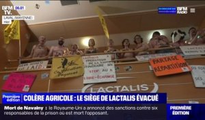Colère des agriculteurs: les 200 manifestants qui occupaient le siège de Lactalis à Laval délogés par la police