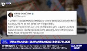 Propos anti-France: l'imam Mahjoubi "vient d'être expulsé du territoire", annonce Gérald Darmanin