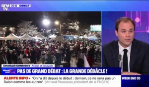 LE MATCH DU SOIR - Charles Consigny: "L'équipe du chef de l'État semble mettre les agriculteurs sur le même plan que les zadistes des Soulèvements de la Terre"