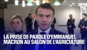 La prise de parole d'Emmanuel Macron au Salon de l'agriculture en intégralité