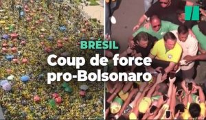 Une marée jaune a envahi Sao Paulo pour soutenir Bolsonaro
