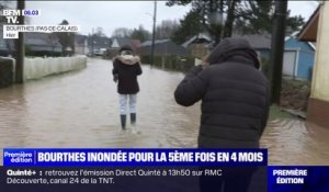 Le village de Bourthes dans le Pas-de-Calais inondé pour la 5e fois en quatre mois