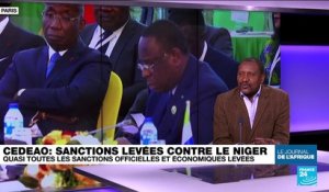 Sanctions levées au Niger : "La Cédéao a fait d'une pierre deux coups"