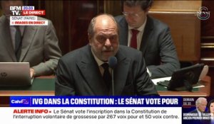 IVG dans la Constitution: "Ce vote est historique", déclare Éric Dupond-Moretti