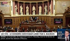 Larmes et émotion cette nuit quand le Sénat a approuvé l'inscription de l'IVG dans la Constitution -  Emmanuel Macron a immédiatement convoqué le Congrès lundi à Versailles