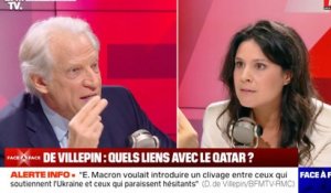 "Je veux savoir qui vous paye !" : grandes tensions entre Apolline de Malherbe et Dominique de Villepin sur BFMTV