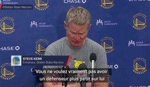 Warriors - Kerr explique comment Moody a arrêté Brunson
