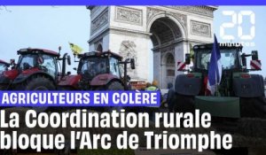 Colère des Agriculteurs : La Coordination rurale bloque l'Arc de Triomphe