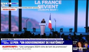 Guerre en Ukraine: "Comment peut-on envisager de faire entrer son pays en guerre avec autant de désinvolture" questionne Marine Le Pen