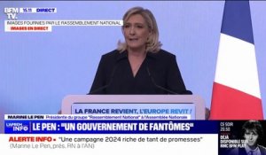 Européenne: pour Marine Le Pen "l'Europe c'est la paix"