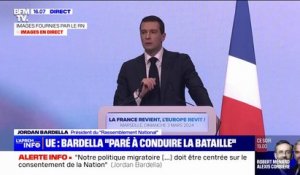 Europe: "La France doit reprendre son rang" affirme Jordan Bardella