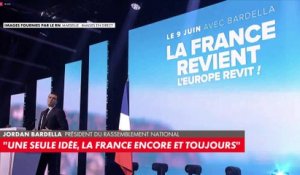 Jordan Bardella, pour le lancement de la campagne des élections européennes : «Quand la France court le risque de l'abîme, il est du devoir de chaque fils et chaque fille de France de s'unir»