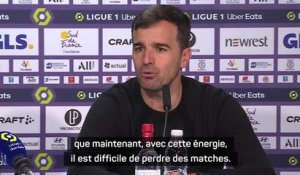 Toulouse - Martinez Novell : "Avec cette énergie, il est difficile de perdre des matches"