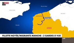 Nord: Trois hommes en garde à vue, au lendemain du naufrage d'une petite embarcation chargée de migrants dans le canal de l'Aa, qui a coûté la vie à une fillette de sept ans, indique le parquet de Dunkerque