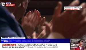 IVG dans la Constitution: "Que la force de vos applaudissements fasse justice à Simone Veil", adresse Gabriel Attal aux parlementaires