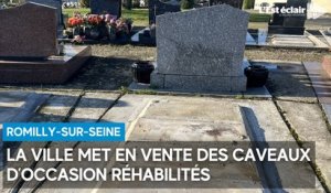 La Ville de Romilly-sur-Seine met en vente des caveaux d’occasion réhabilités