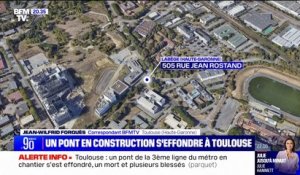 Toulouse: une personne est morte et plusieurs ont été blessées dans l'effondrement du tablier d'un pont de la troisième ligne de métro en construction