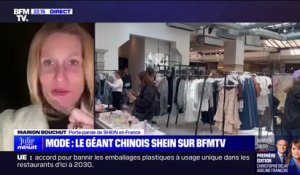 Malus sur la "fast fashion": "Ce sont les consommateurs qui vont souffrir de cette proposition de loi", affirme Marion Bouchut (porte-parole de SHEIN en France)