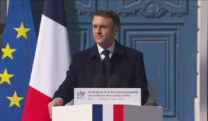 Emmanuel Macron veut inscrire l'IVG dans la Charte des droits fondamentaux de l'UE