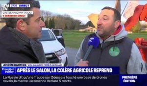 Colère des agriculteurs: une manifestation de céréaliers et d'éleveurs dans l'Aude pour demander le versement immédiat des aides financières