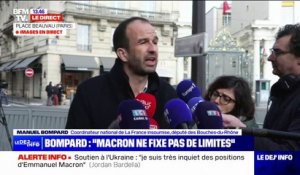 Rencontre avec Emmanuel Macron sur l'Ukraine: "Je suis arrivé avec de l'inquiétude sur la situation, je ressors avec plus d'inquiétude encore" réagit Manuel Bompard