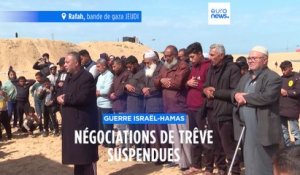 Les négociations de trêve à Gaza suspendues