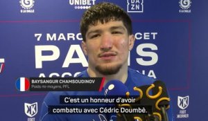 PFL Paris - Baki : "Un honneur d'avoir combattu avec Doumbè, mais c'était juste un adversaire de plus"